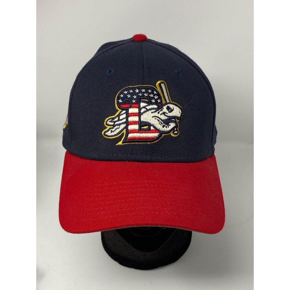 New Era Fitted Baseball Cap L/XL Daytona Tortugas Minor League Patriotic Special